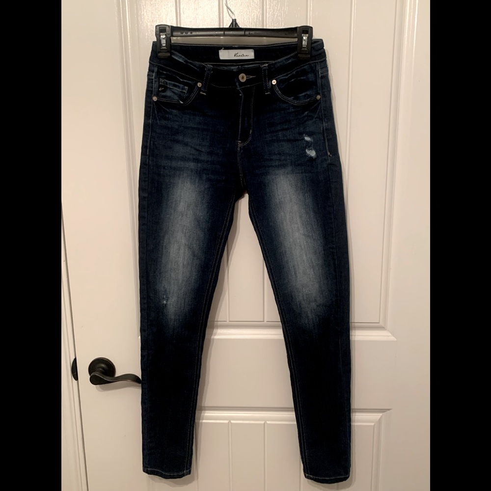Kancan Marrisa Super Skinny Jeans Dark Wash 5/26 Sz
